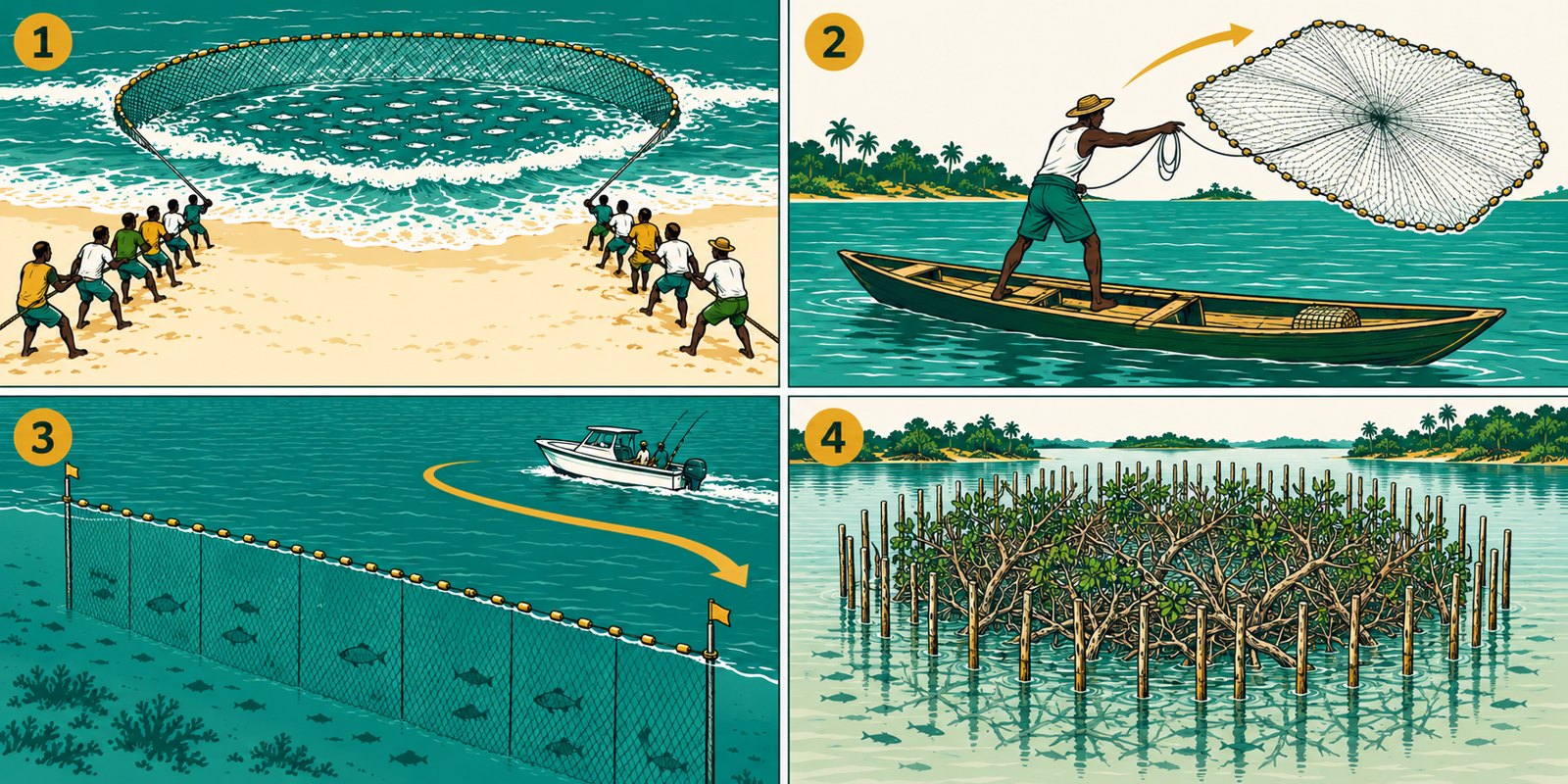 Les pêches traditionnelles