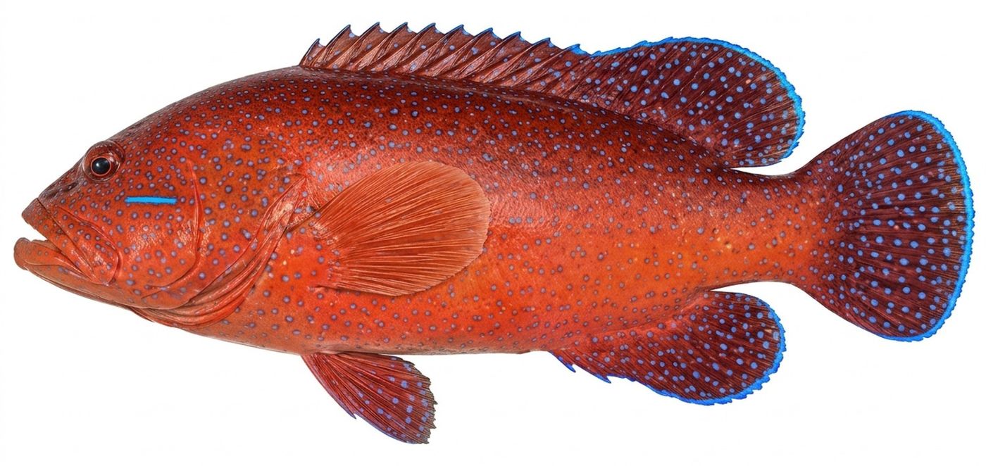 Identification plate: Mérou de Gorée (African hind)