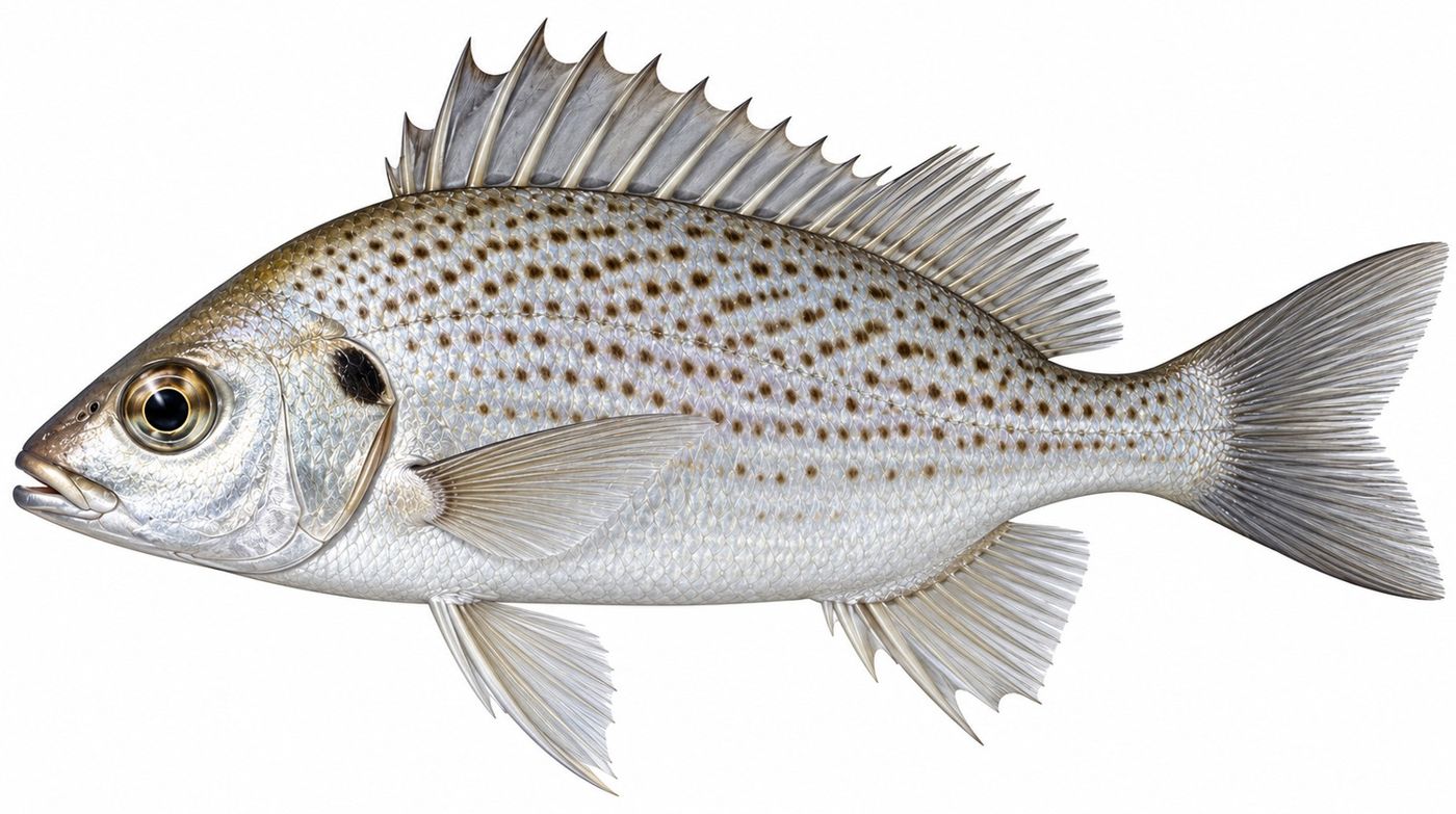 Identification plate: Grogneur sompat (Sompat grunt)