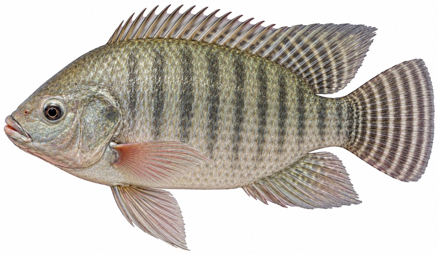 Identification plate: Nile tilapia